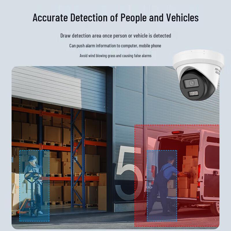 HIKVISION 6MP Dual-Light Full-Color PoE Surveillance Camera CN plug (adapter included)