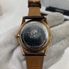Б/у D9263 CITIZEN Citizen E031-S103738 Eco Drive Часы Кварцевые Часы Солнечная Батарея Кожаный Коричневый Темно-коричневый