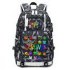 2025 New Student Schoolbag Creative Game Music Box Cartoon Weekly Printing Lace Lightweight Spine Backpack
