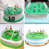Cake Decorations Cake Toppers Football Toppers Set of 9 Soccer Toppers Cupcakes for Birthday Cake