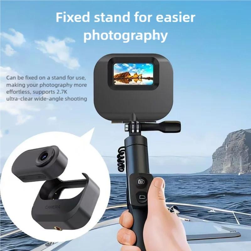 Magnetic Charging Mini Camera 1080p High-Definition Wearable Action Camera For pet Cycling Vlogging With Adjustable Collar