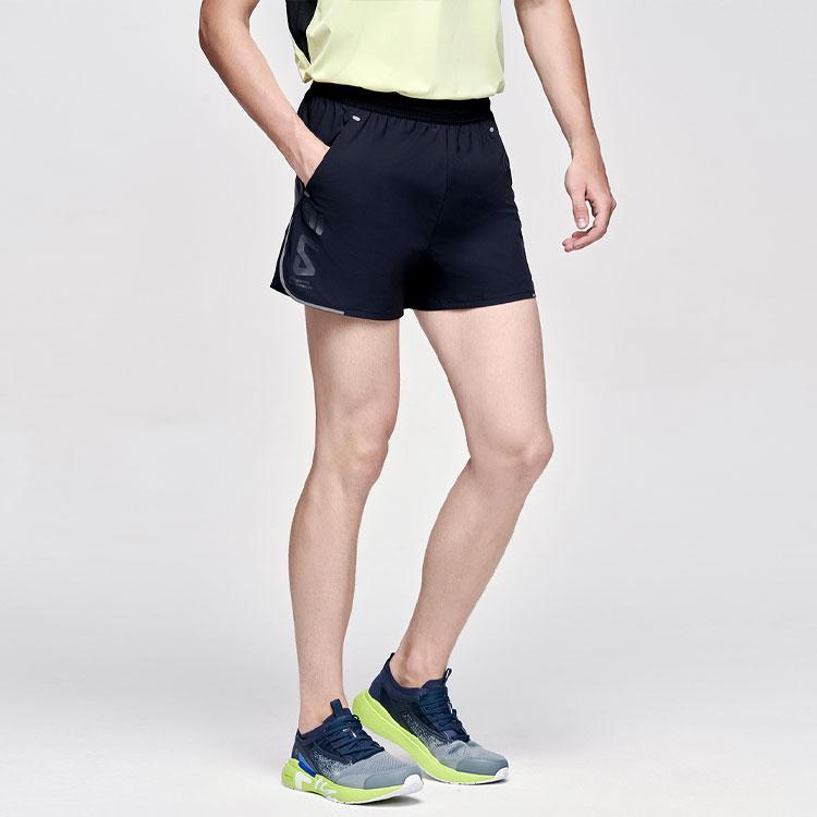 Fila Тканые повседневные спортивные шорты мужские черные A11M122361F-BK