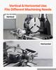 VEVOR Horizontal Vertical Rotary Table 200 mm Precision Milling Rotary Table, with T-Slot & Graduated Scale, Worm Gear Adjustment, Cast Iron