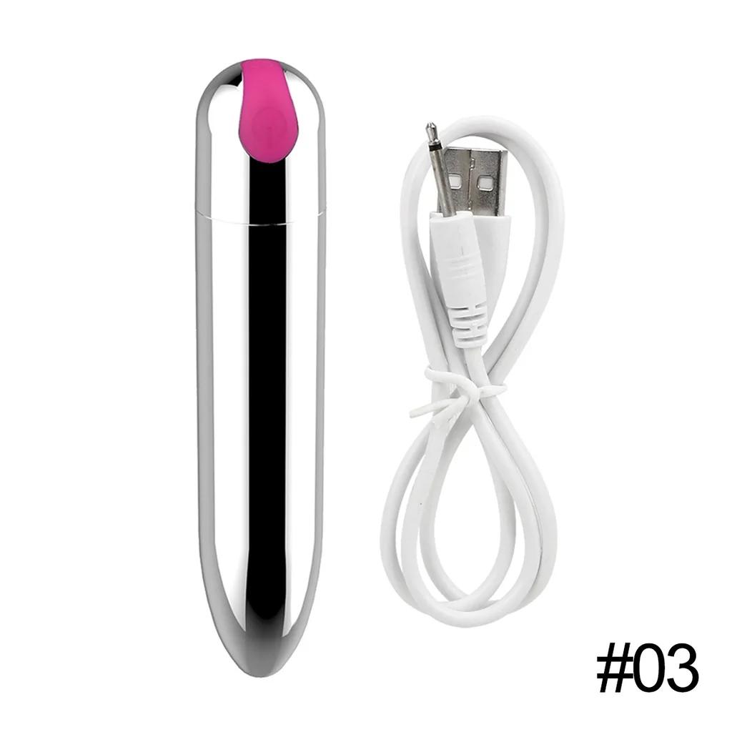 Mini Bullet Vibrator Sex Toys for Women 10 Speed Strong Vibration USB Rechargeable G-spot Massager Adult Toy