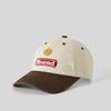 Human & Cat FFOUND3 PEACH WASHED BALL CAP_BROWN/IVORY