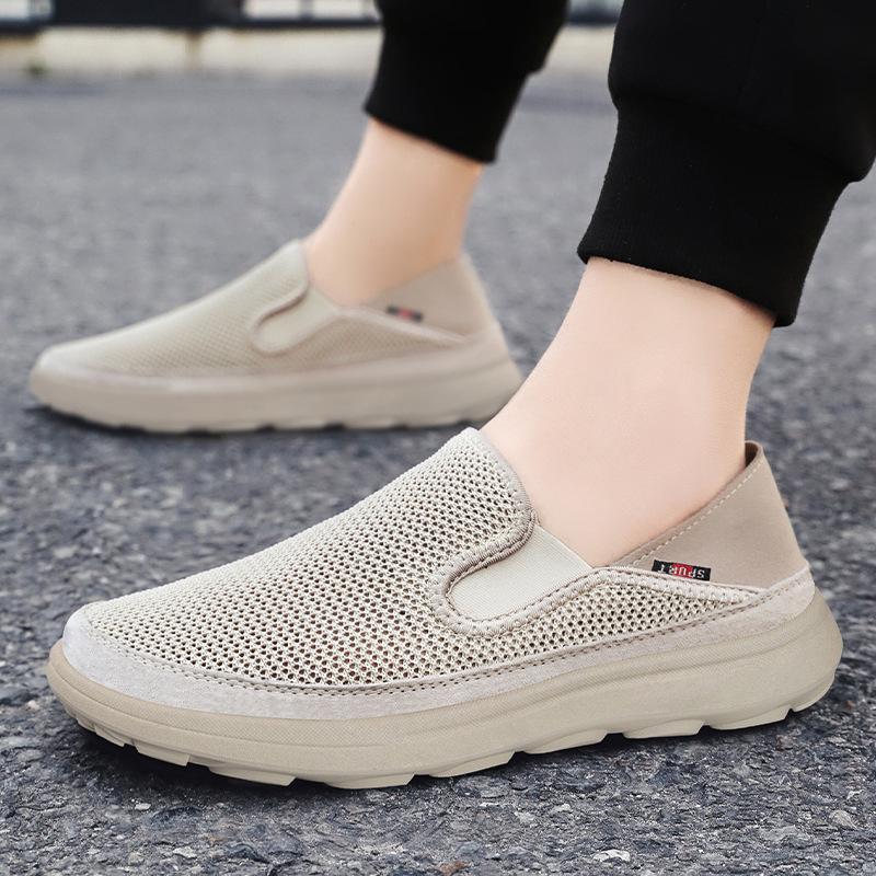 Мужская весенняя новая тканевая обувь, мужская обувь, дышащая и не вызывающая запаха, модная, больших размеров, ленивая повседневная обувь