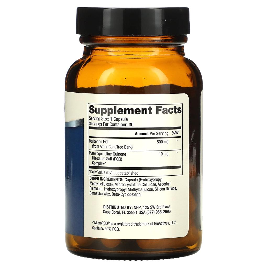 Dr. Mercola Berberine and MicroPQQ Advanced, 30 Capsules