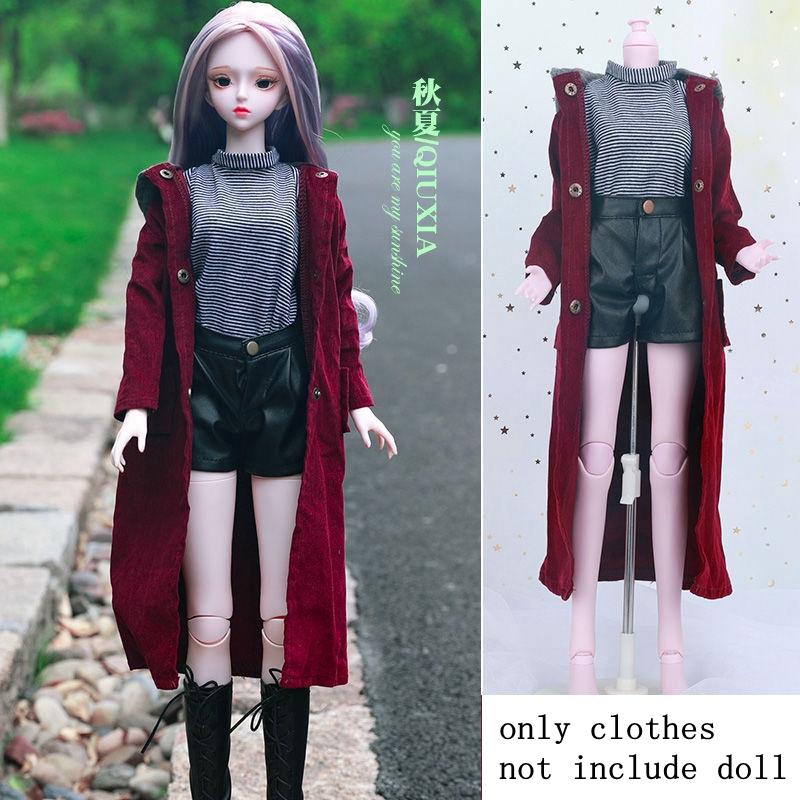 Кукла BJD 60 см Милая одежда Только одежда для кук 1/3 Аксессуары для кукол DIY Детские игрушки Kawaii Модные аксессуары для кукол Игрушки