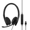 EPOS | SENNHEISER ADAPT 160 USB II (1000915) Проводная бинауральная гарнитура, подключение USB-A