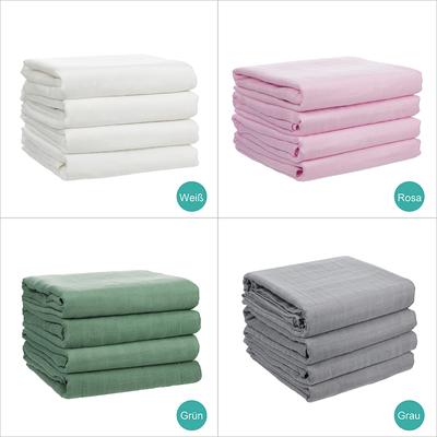 Муслиновое хлопковое бамбуковое детское одеяло, мягкое пеленальное одеяло для новорожденных, марлевое ванночное одеяло для младенцев, многофункциональное пеленальное одеяло для детской коляски