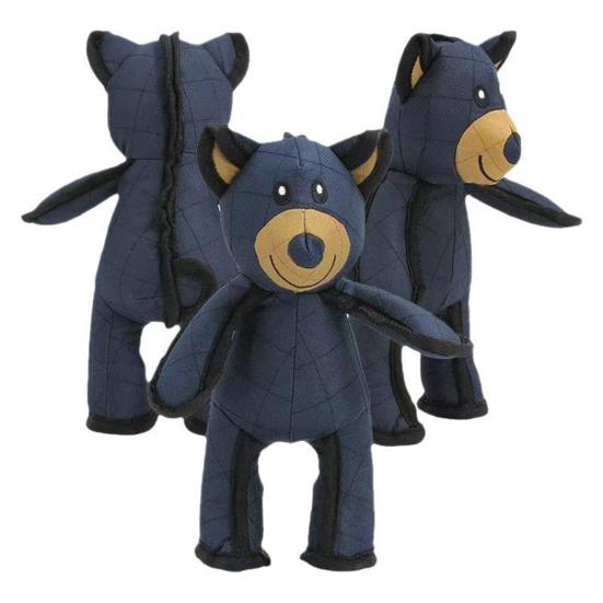 2 шт. Небьющаяся игрушка для собак-медведей для агрессивных жевателей Небьющаяся мягкая игрушка для домашних животных-медведей Интерактивная пищащая игрушка для больших собак