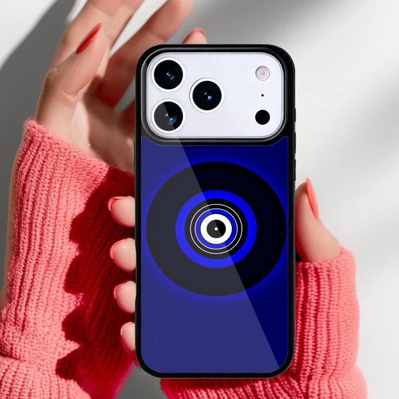 Чехол для телефона 'Сглаз' для iPhone 17 16 15 14 13 Pro Max Задняя крышка для 12 11 Pro Coque