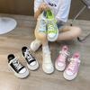 Canvas Shoes Female Student Lace-Up High-Top Cloth Shoes Casual Board Shoes Trendy Little White Shoes