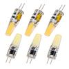 6Pcs Mini G4 LED Lamps 6W 1505 COB Silicone Light Bulb AC/DC 12V 220V Halogen Replace