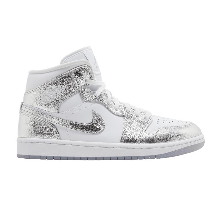 Jordan 1 Mid SE Metallic Silver (Women's)