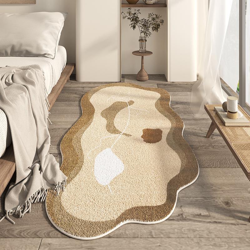 Minimalist Style Carpet Home Bedroom Bedside Carpet Irregular Living Room Study Carpet Homestay Carpet