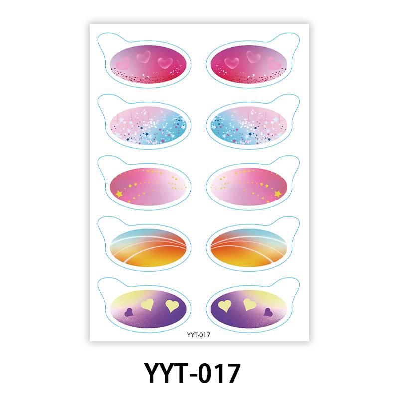 European & American Waterproof Eyeshadow Stickers Temporary Eye Makeup Tattoo
