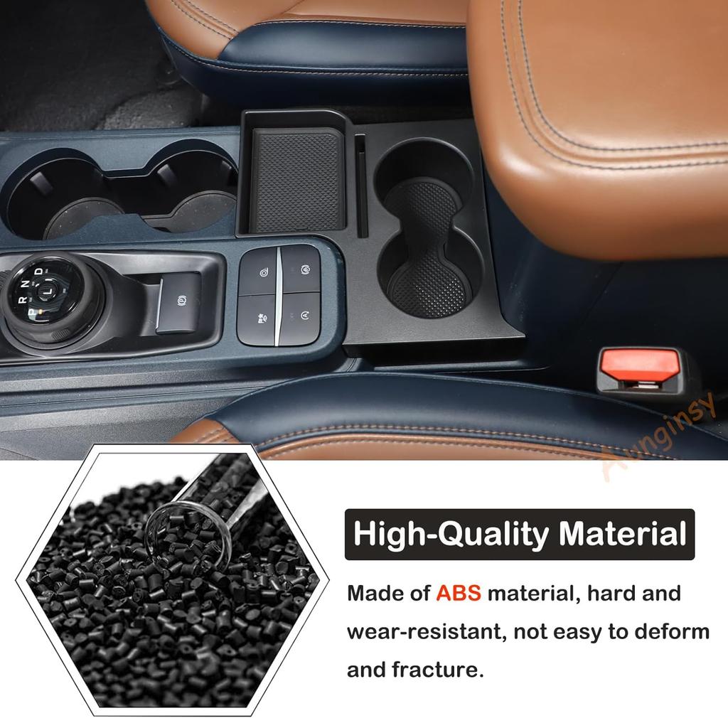 Center console cup holder suitable for Ford Maverick 2022-2025 front seat armrest box double cup seat cushion accessories