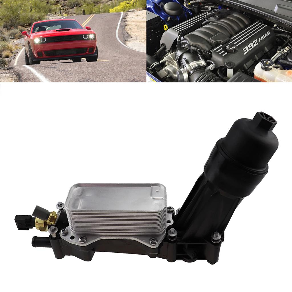 Алюминиевый корпус адаптера масляного фильтра Двигатель 68105583AF Для Chrysler Dodge 3.6 2014-2018 Автоаксессуары