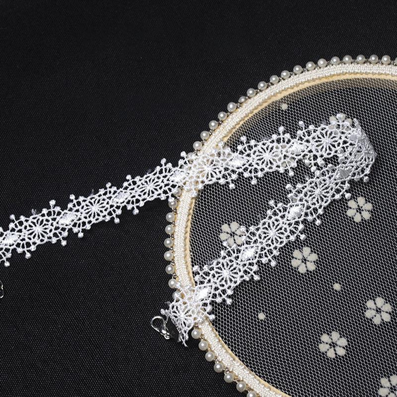 Милое белое кружевное сказочное ожерелье, милое ожерелье, цепочка на ключицы, женские украшения