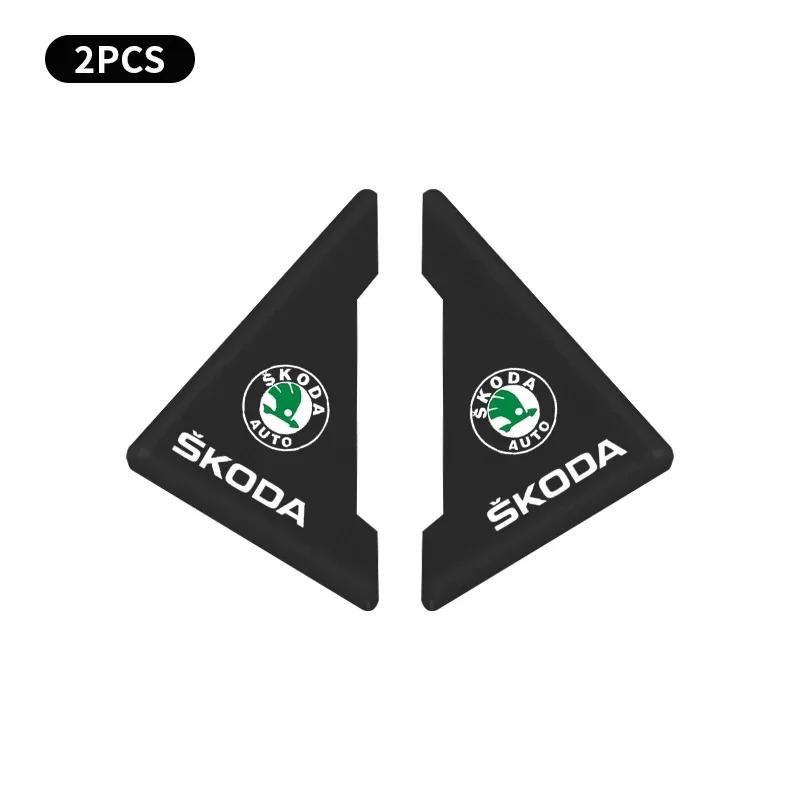 gmvtw1 Auto Logo Car Door Guard Edge Corner Protector For Skoda Octavia Kodiaq Fabia Superb Rapid Kamiq Karoq Derivati Yeti Enyaq A7
