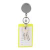 Metal Retractable Key Ring Retractable Key Chain ID Card Badge Holder Badge Reel Clip Lanyard Clip