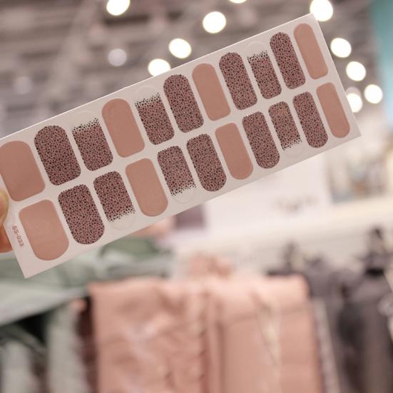 Ногти 22 шт. модные наклейки DIY мини самоклеящиеся блестящие маникюрные наклейки для салона