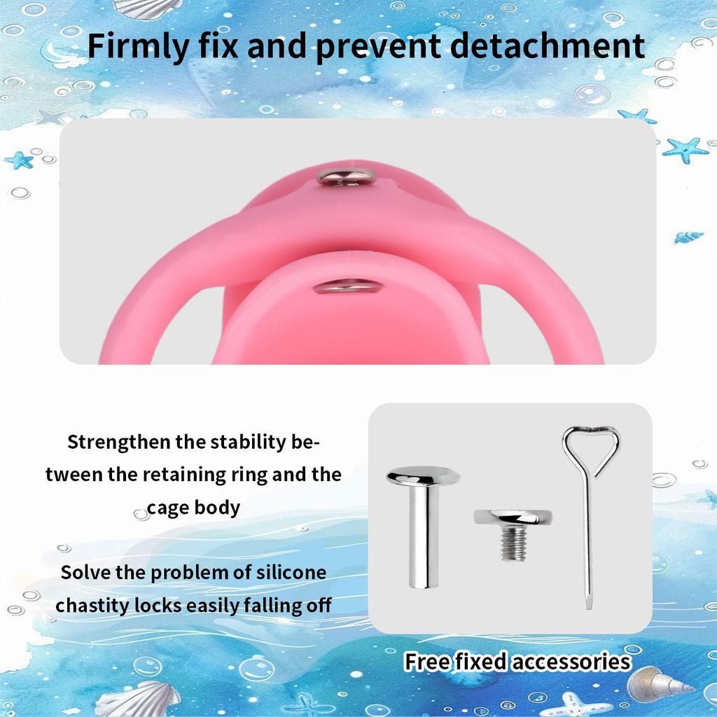 Soft Silicone Chastity Lock Male Penis CB Lock Gay Cuckold Adult Sex Toys BDSM Cock Ring 18+