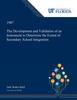 Книга The Development and Validation of an Instrument To Determine the Extent of Secondary School Integration
