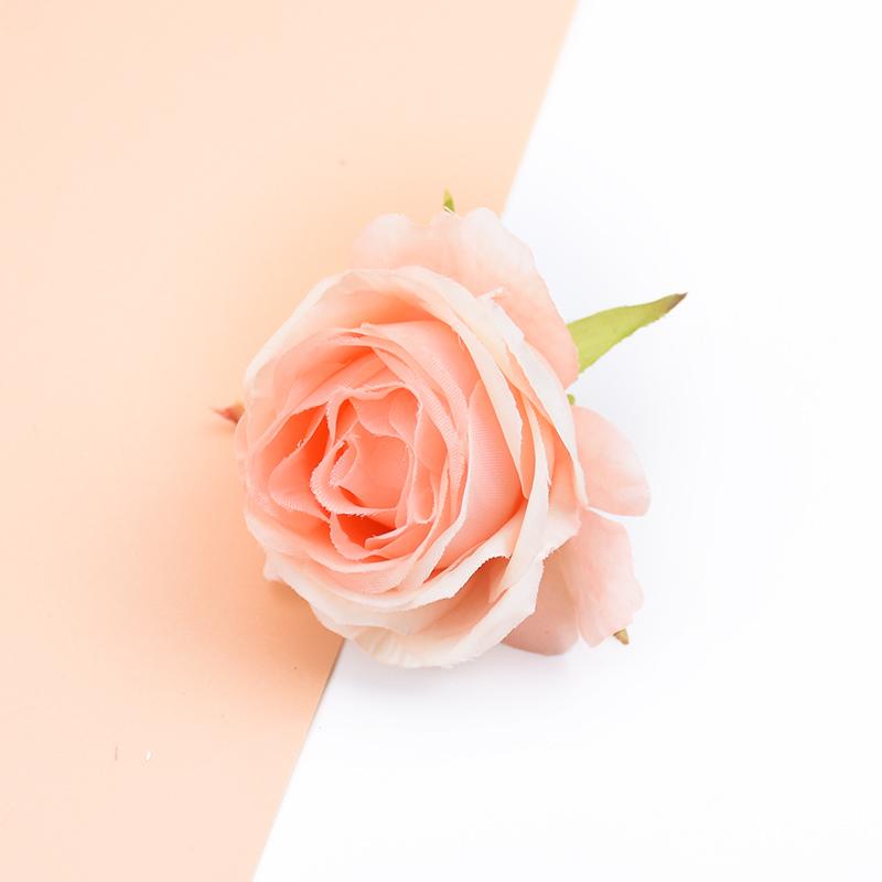 10/20pcs Artificial Flowers Silk Roses Wall Scrapbooking Wreaths Diy Gifts Candy Box Home Room Wedding Outdoor Decora Needlework