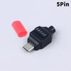 Беспаечный мини-разъем Type C Разъем для кабеля данных USB-C Беспаечный разъем USB для мобильного телефона Ремонт кабеля быстрой зарядки