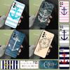 Полоски Якорь Лодка Корабль Чехол Для Samsung Galaxy A06 A26 A16 A56 A36 A05 A22 A32 A52 A54 A34 A14 A55 A15 A53 A33 A35