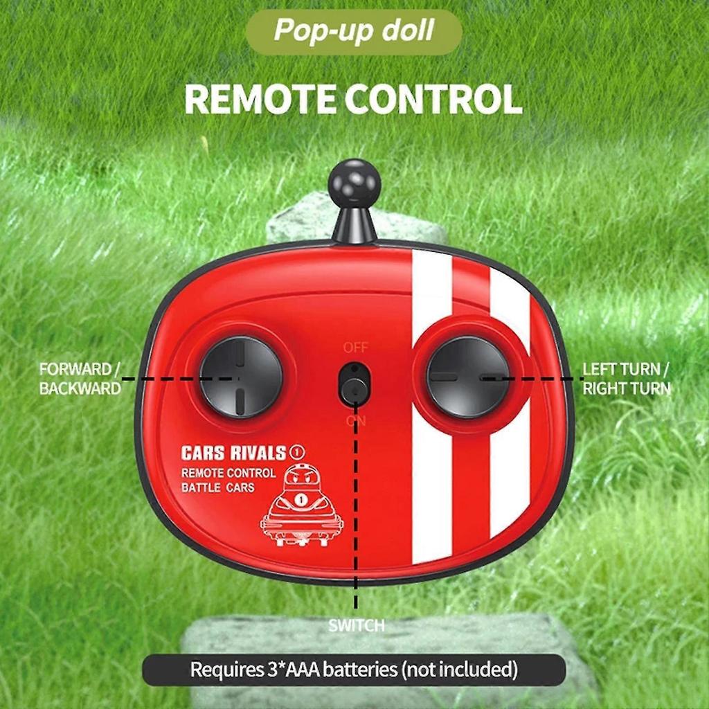 1 Set Speed Bumper Cars Toy Mini Remote Controlled Ejectors Vehicles with Remote Controller