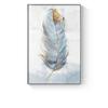 Canvas Painting Beautiful Dream Small Fresh Flower Feather Poster Ideal Gift for Living Room Kitchen Wall Art Wall Decor