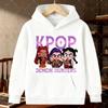 2026 K-pop Толстовки Охотники на демонов Детские толстовки Руми K-pop Толстовка Охотники на демонов Повседневная с длинным рукавом Мужские толстовки Женская толстовка