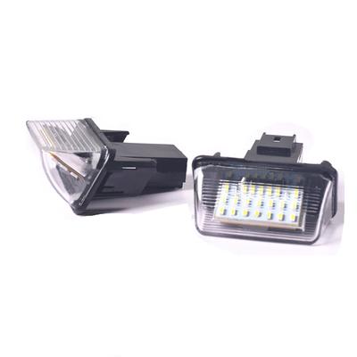 1 пара светодиодных ламп номерного знака 6340A3 для Peugeot 206 207 306 Citroen C3