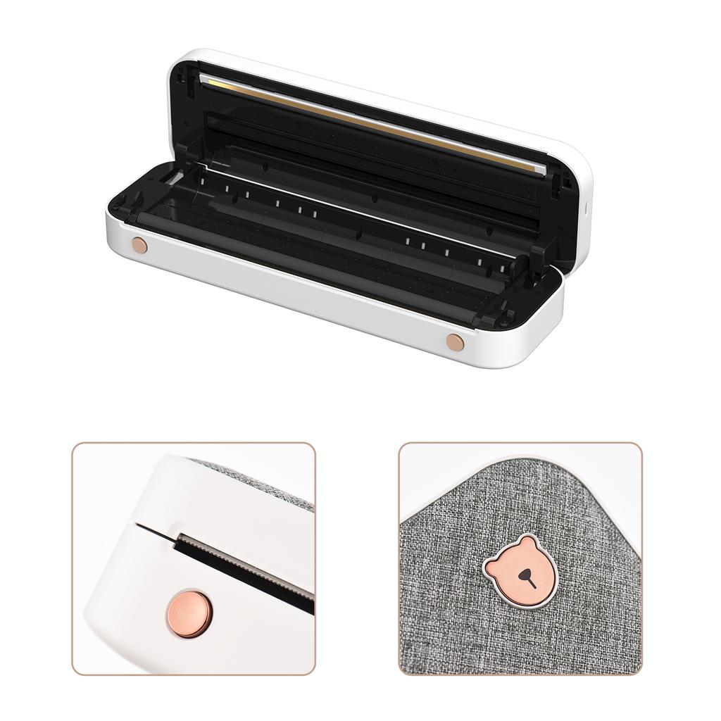 PeriPage A4 Бумажный принтер Беспроводной принтер с прямой термопереносом Мобильный мини-мобильный фотопринтер 210 мм