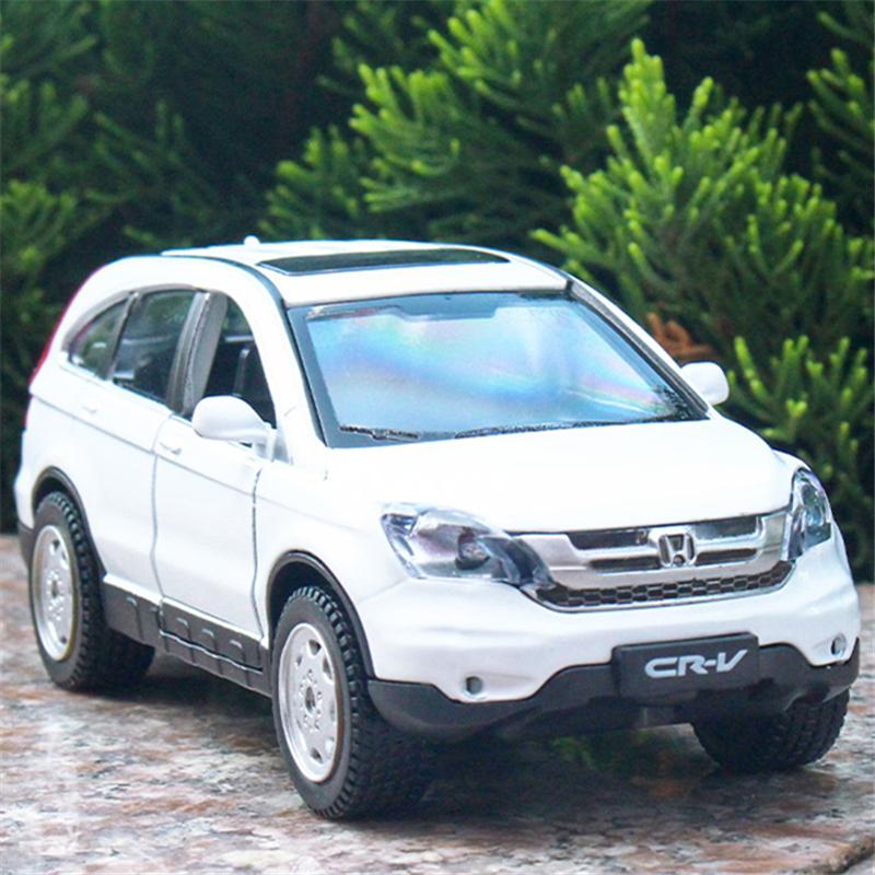 APK1 1:32 HONDA CRV SUV Alloy Car Model Diecast Metal Toy Vehicles Car Model High Simulation Sound and Light Collection Toy Gift