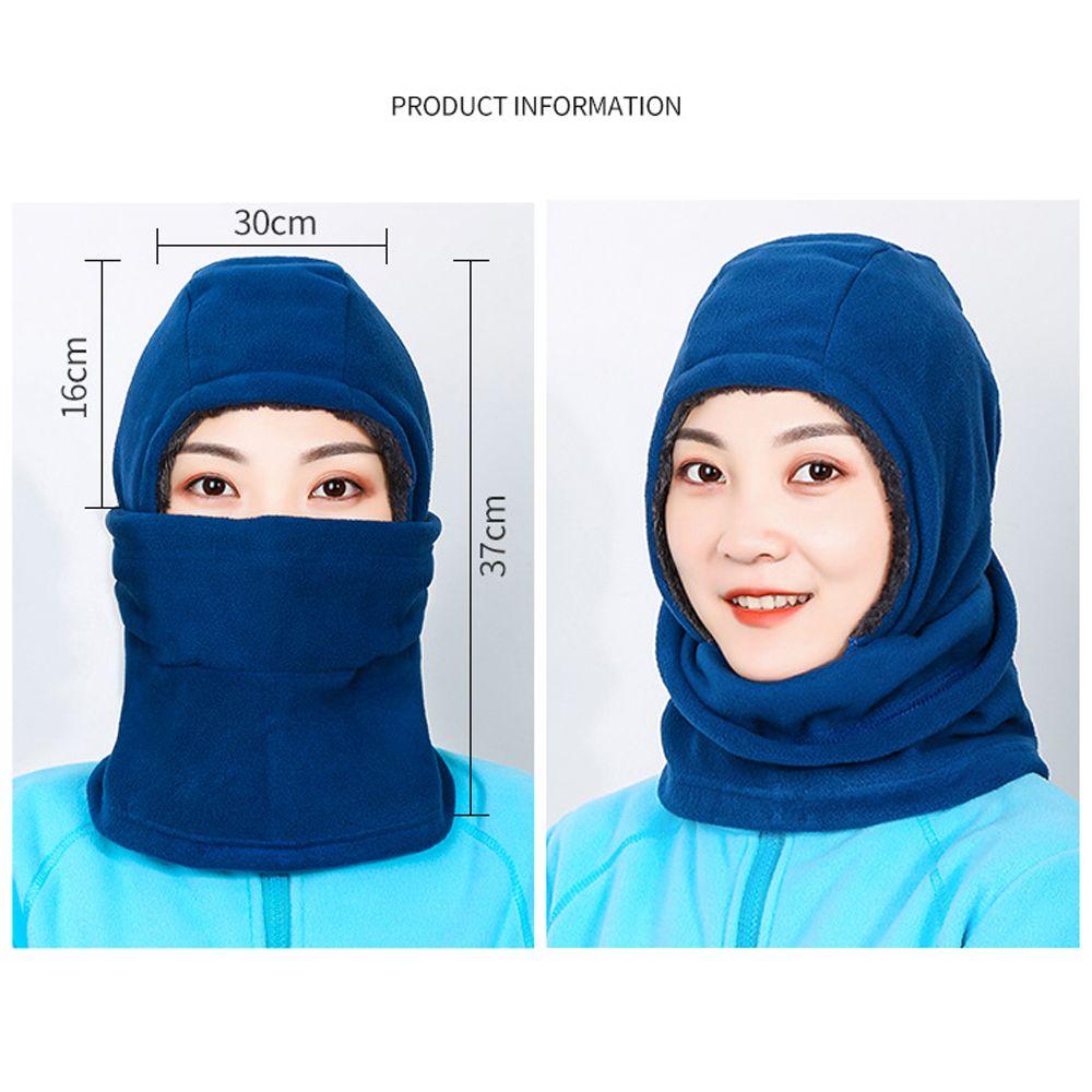 Уличная ветрозащитная утолщенная маска для лица шарф шапки утеплитель для шеи флисовая шапка