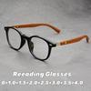 Продвинутые очки для чтения высокой четкости с защитой от синего света, новые винтажные очки для пресбиопии с большой оправой и диоптриями до +4.0