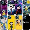 Чехол для телефона Coraline and the magic door для Apple iPhone 14 13 12 Mini 11 Pro Max 7 8 XR X XS 7 8 Plus SE 2020 2022