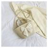 Trendy Woven Straw Bucket Bag With Bow Fashionable Casual Handbag For Women 2023