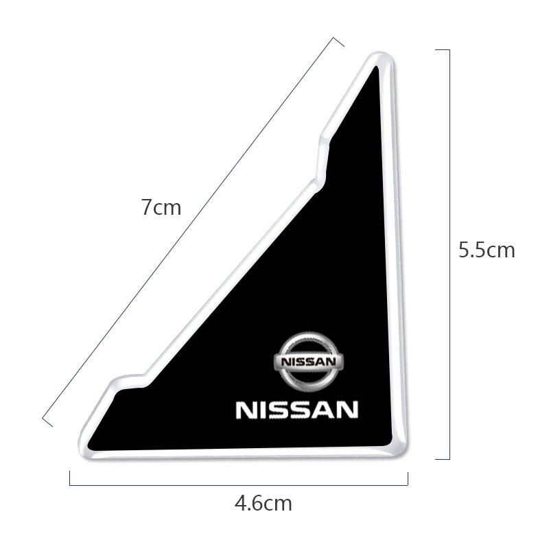 2 шт. Наклейки-защитные уголки на двери автомобиля Декор Для Nissan Sylphy N7 Qashqai J11 Note Teana J10 Navara Juke GTR Tiida X-trail