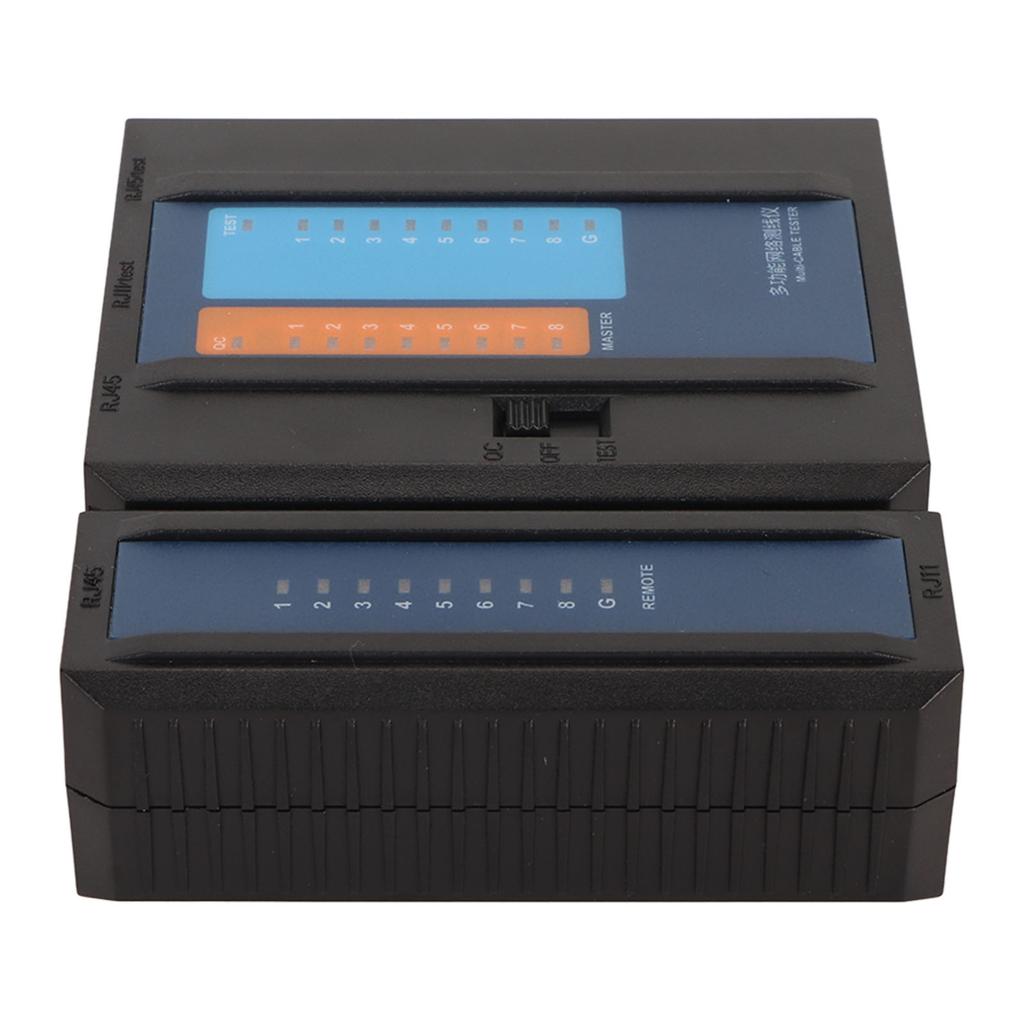 Тестер сетевого кабеля RJ45 RJ11 8P 6P 4P Диагностика неисправностей Светодиодный индикатор Детектор линии для Интернета