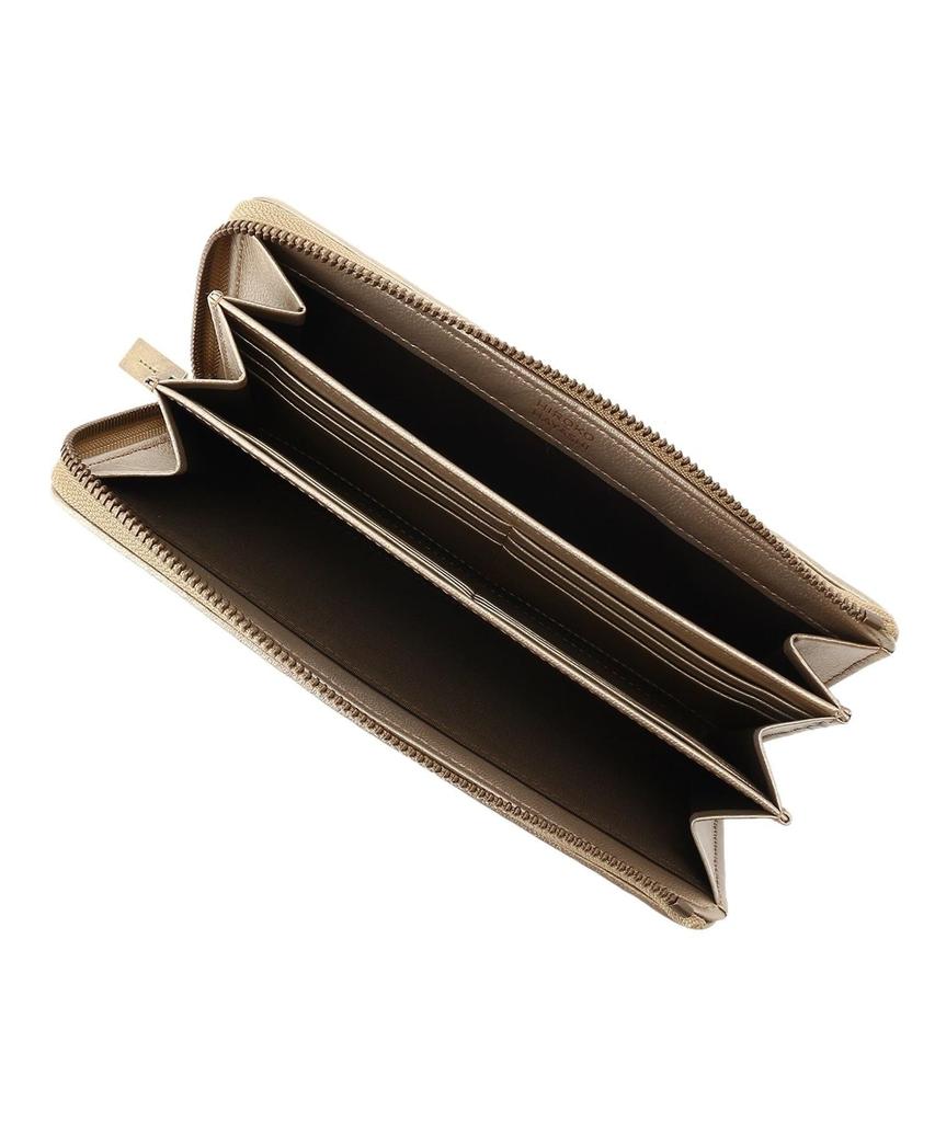 GIRASOLE Zipper Long Wallet Beige 00 [Hiroko Hayashi] (152) (FREE)