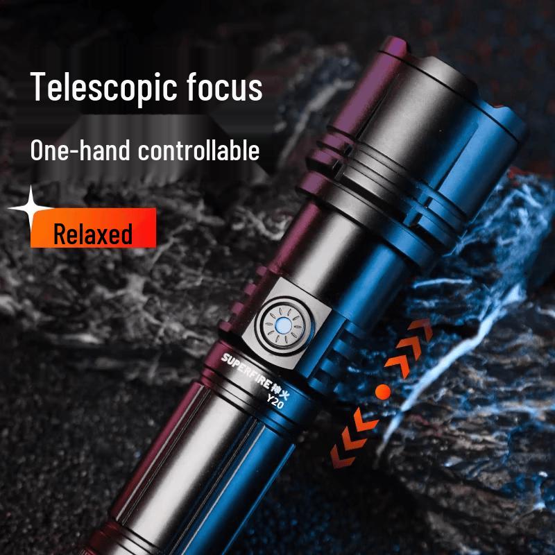 SupFire Y20 Zoomable Rechargeable Flashlight