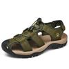 2023 New Style Men's Genuine Leather Closed Toe Sandals for Casual Beach Wear