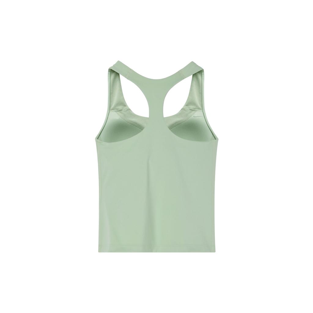 Nike Swoosh Solid Quick-Dry Sports Tank Top Women Tops Melon-Green DV9898-343