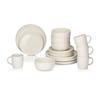 Tableware Set - ALPINA - 16 Pieces - Earthenware - 4 People - Cream Color