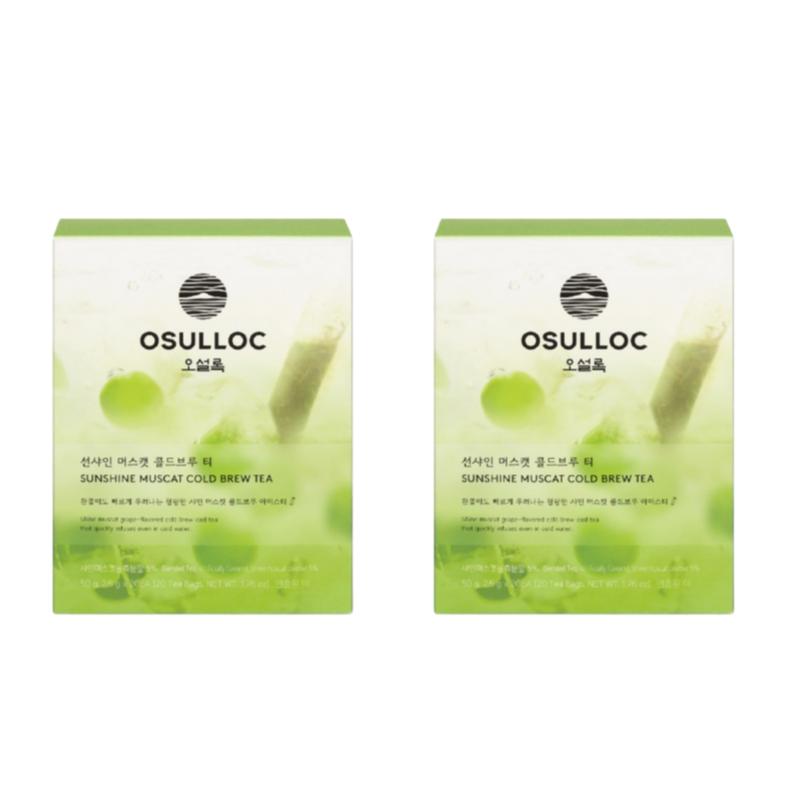 Osulloc Sunshine Muscat Cold Brew Tea 2.5g x 20